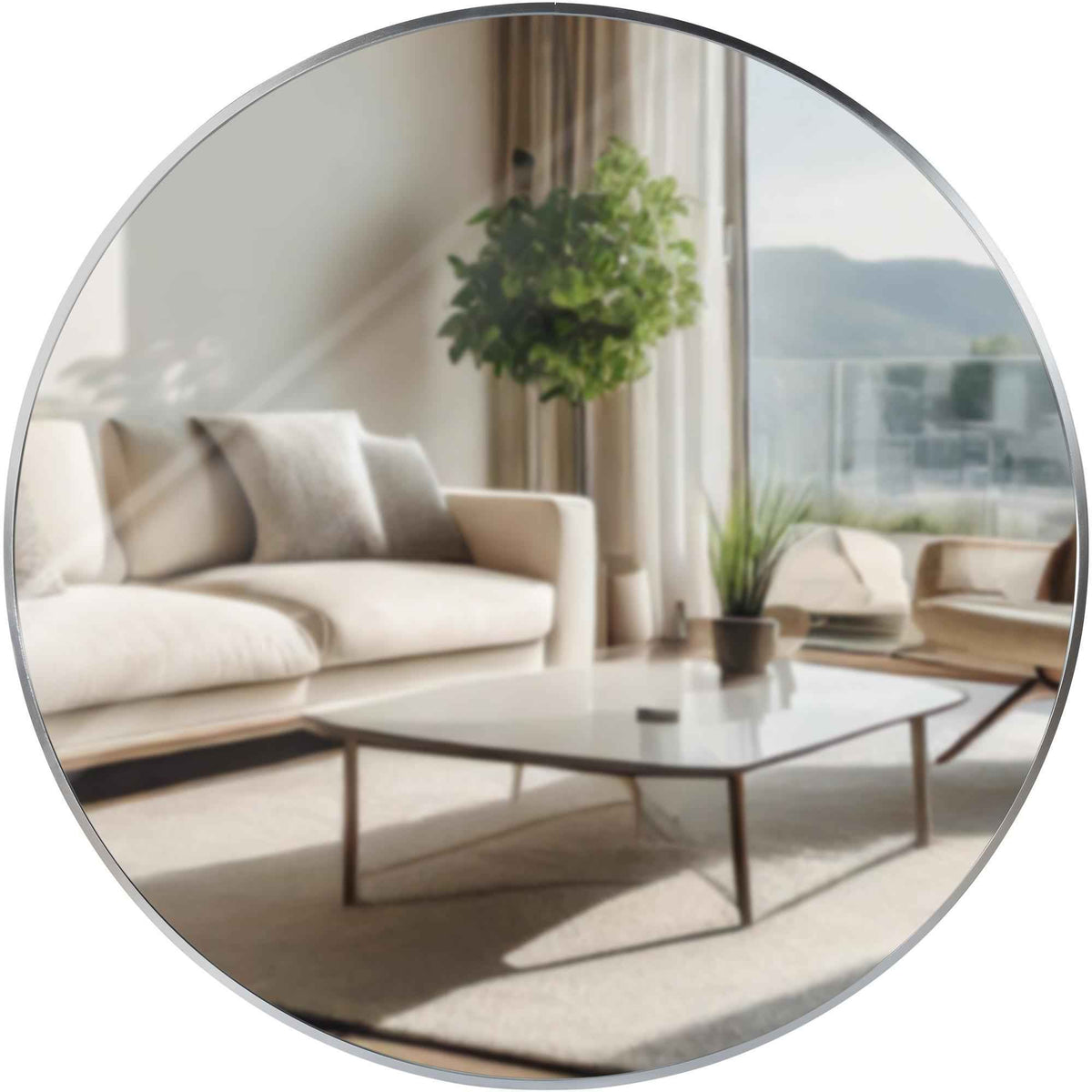 Wandspiegel Elsie XL silber
