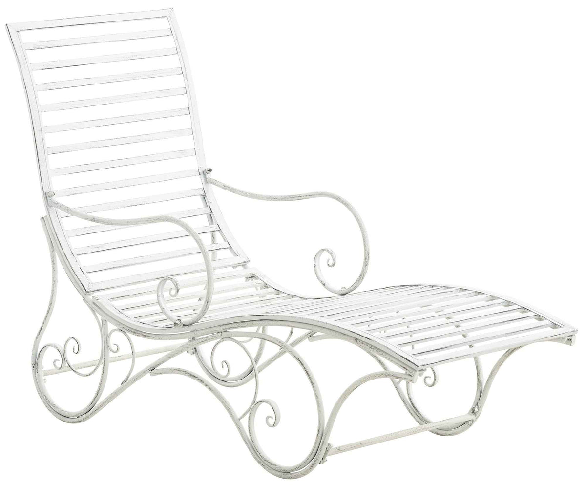 Tuinstoel Amiens antiek/wit antik weiß