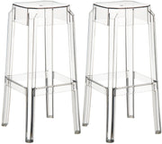 Set van 2 barkrukken Fox transparant transparent