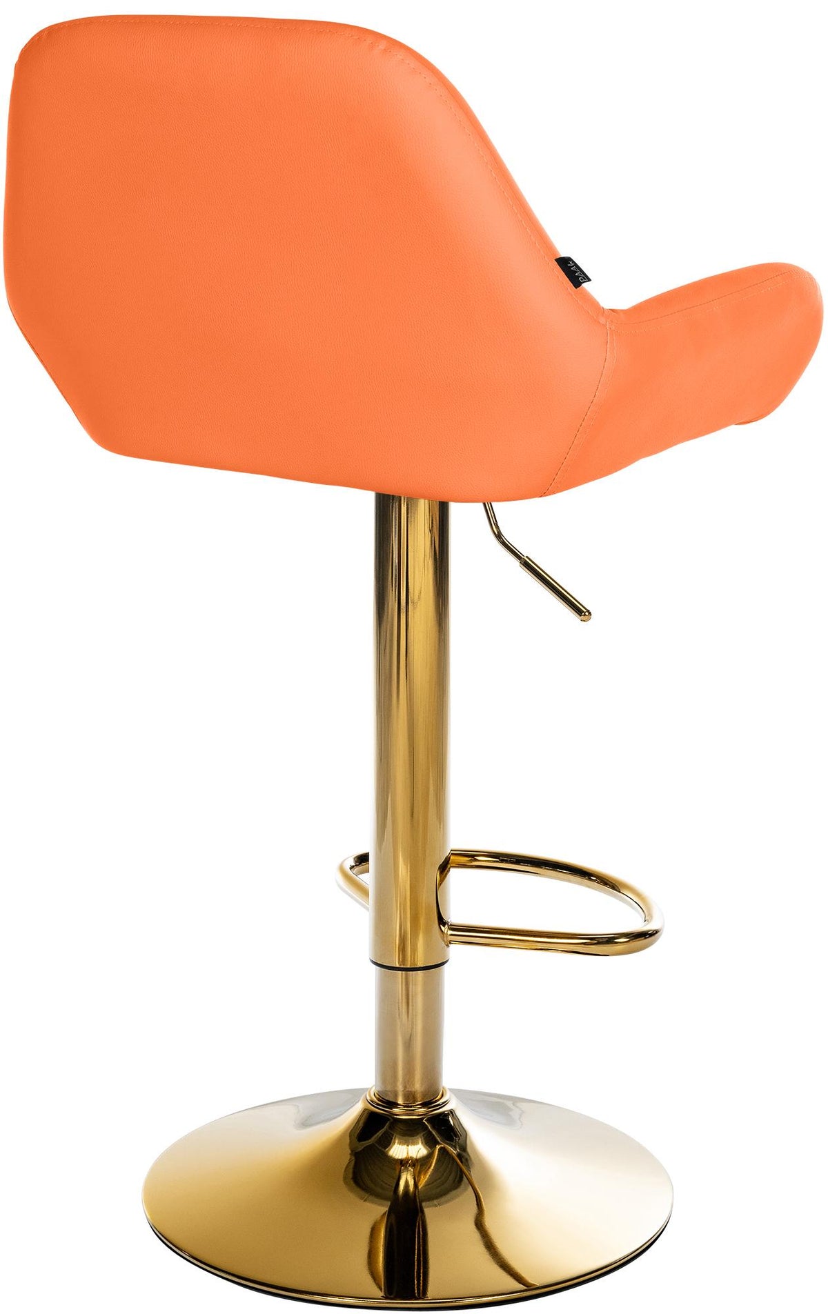 Set van 2 barkrukken Braga goud Kunstleer oranje orange