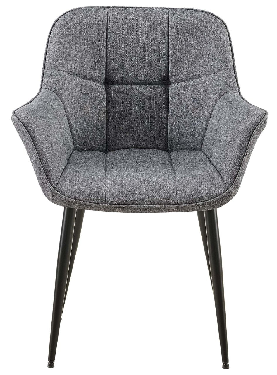 Eetkamerstoel Roseville donkergrijs,Stof dunkelgrau