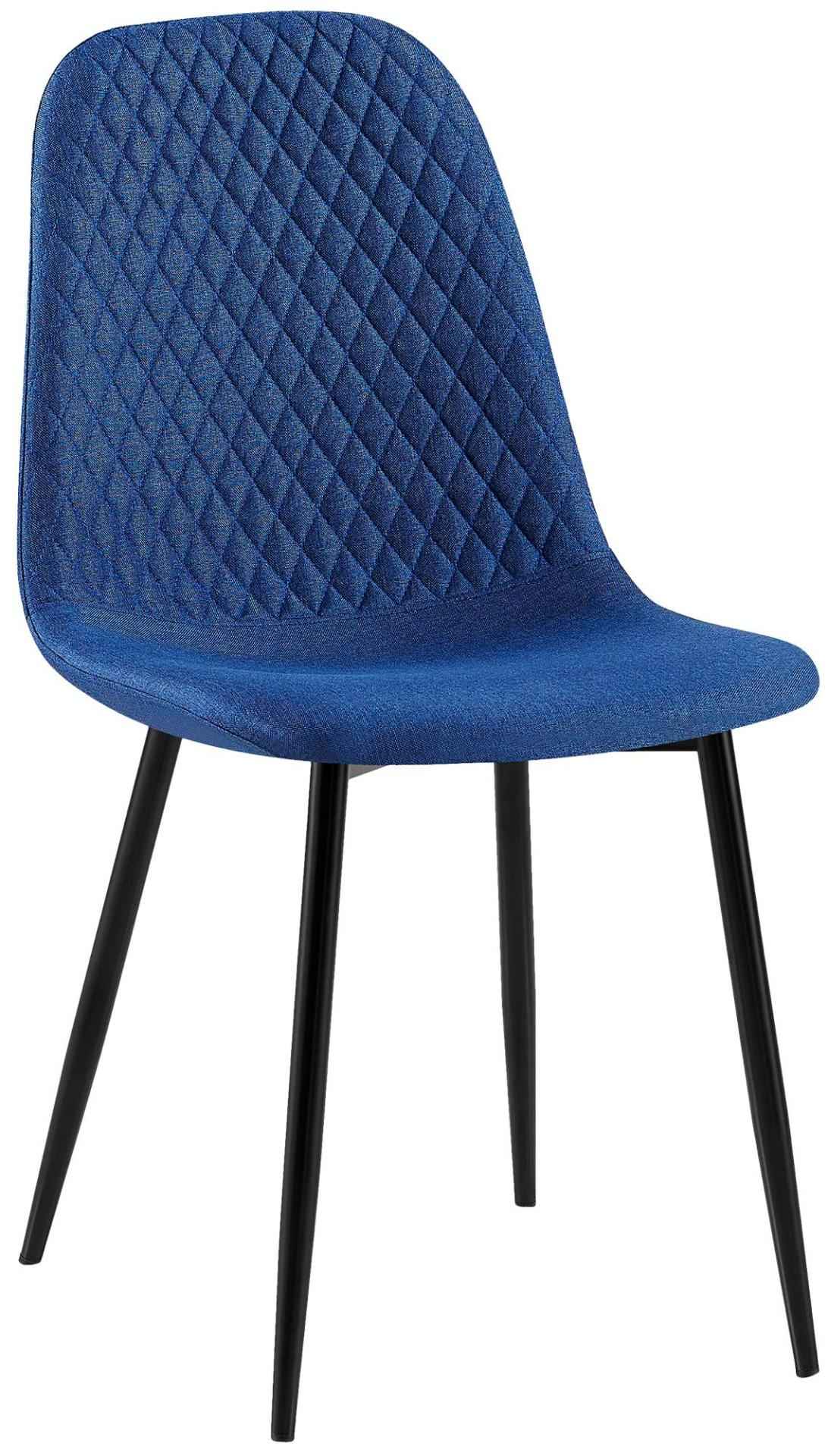 Eetkamerstoel Giverny Stof,blauw blau