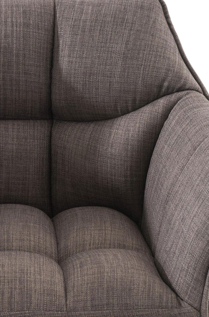 Barhocker Damaso E Stoff grau