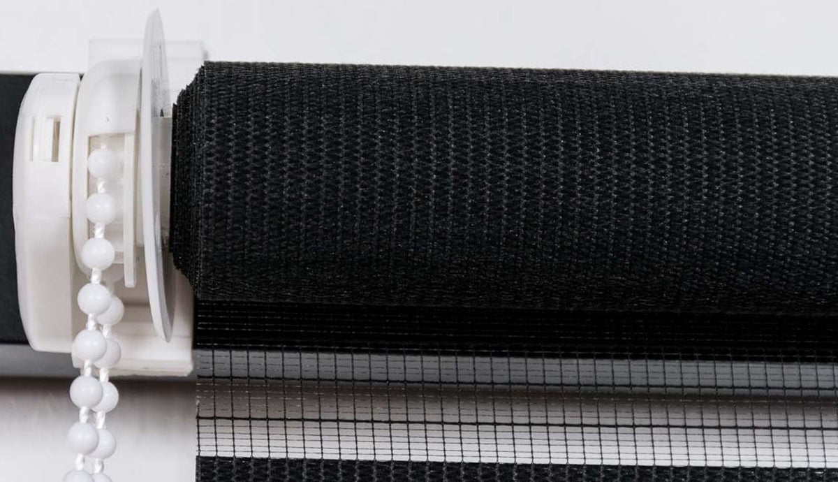 Doppelrollo 95x150 schwarz