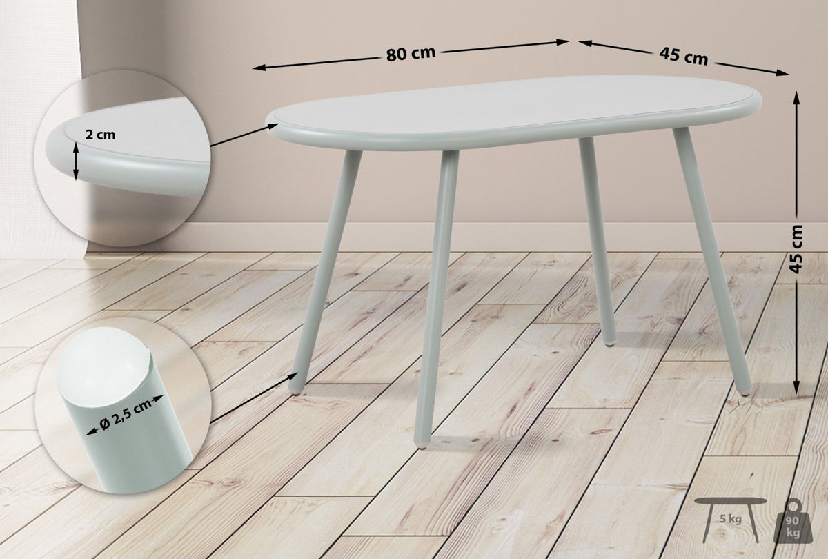 Salontafel Velva turkis türkis
