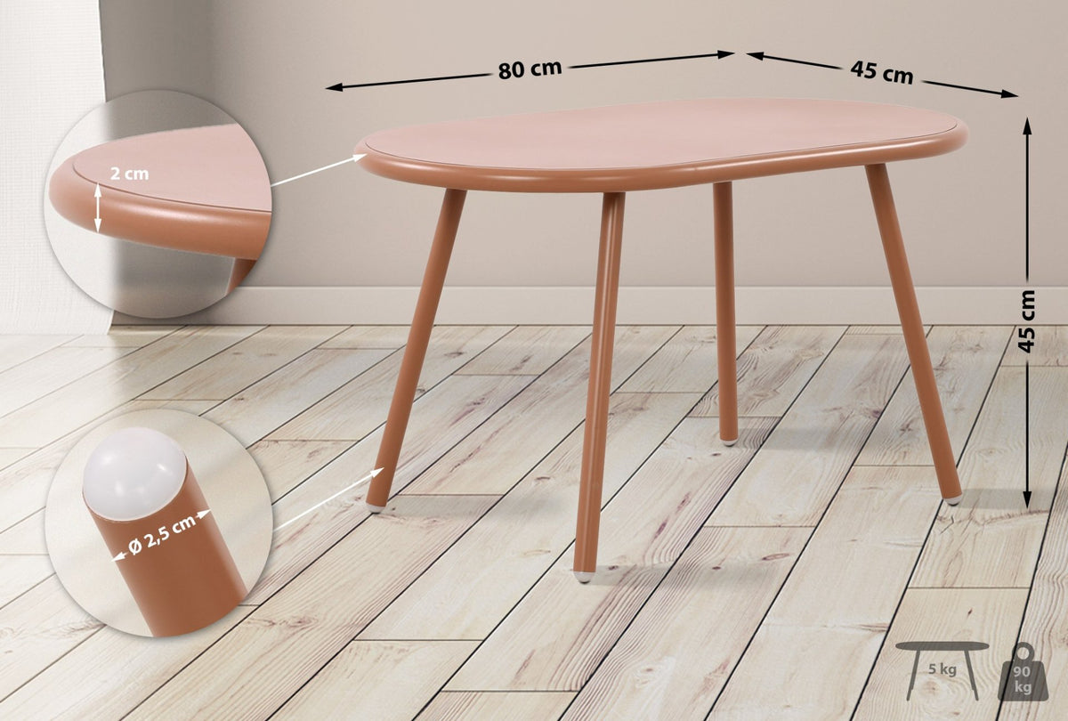 Salontafel Velva terracotta terracotta