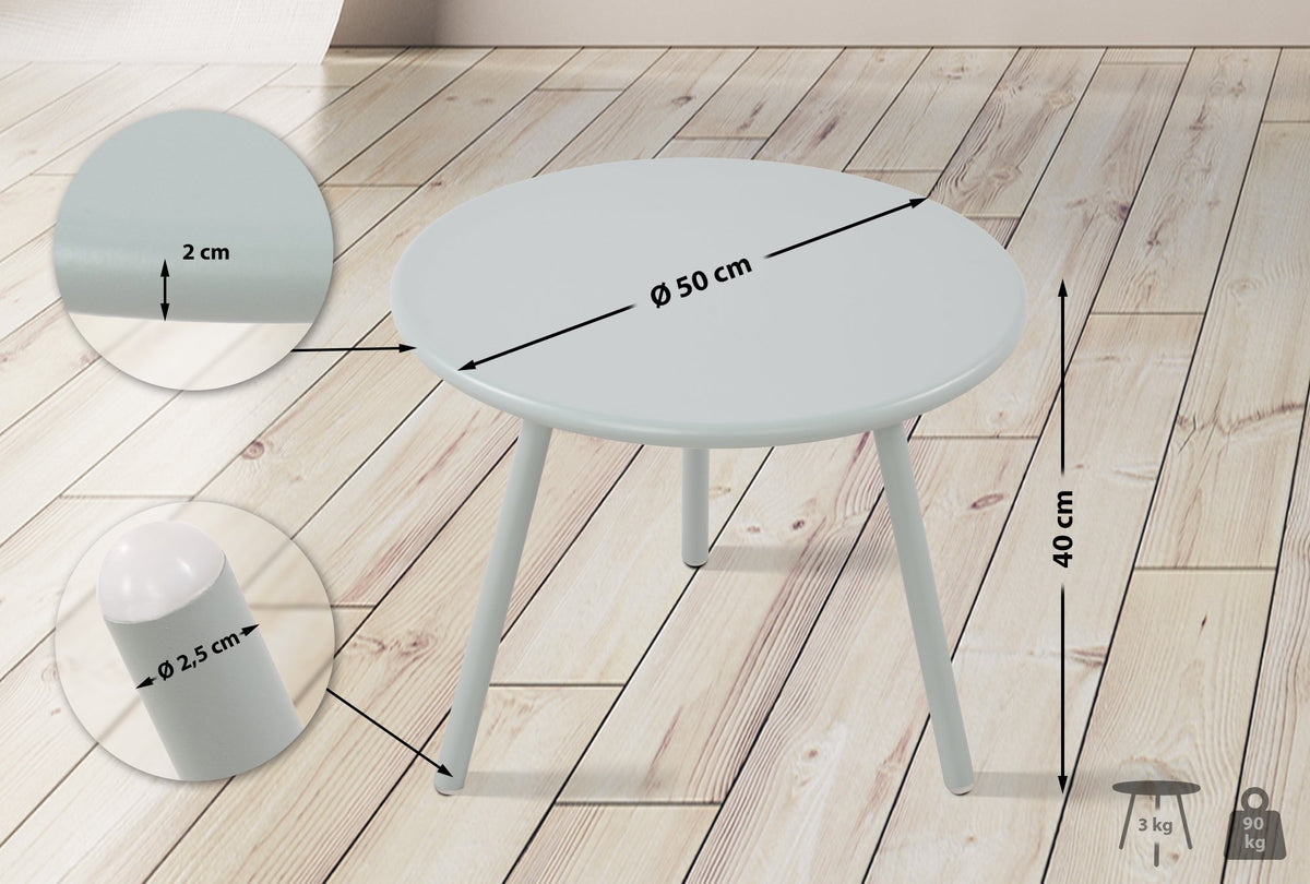 Salontafel Berea turkis türkis
