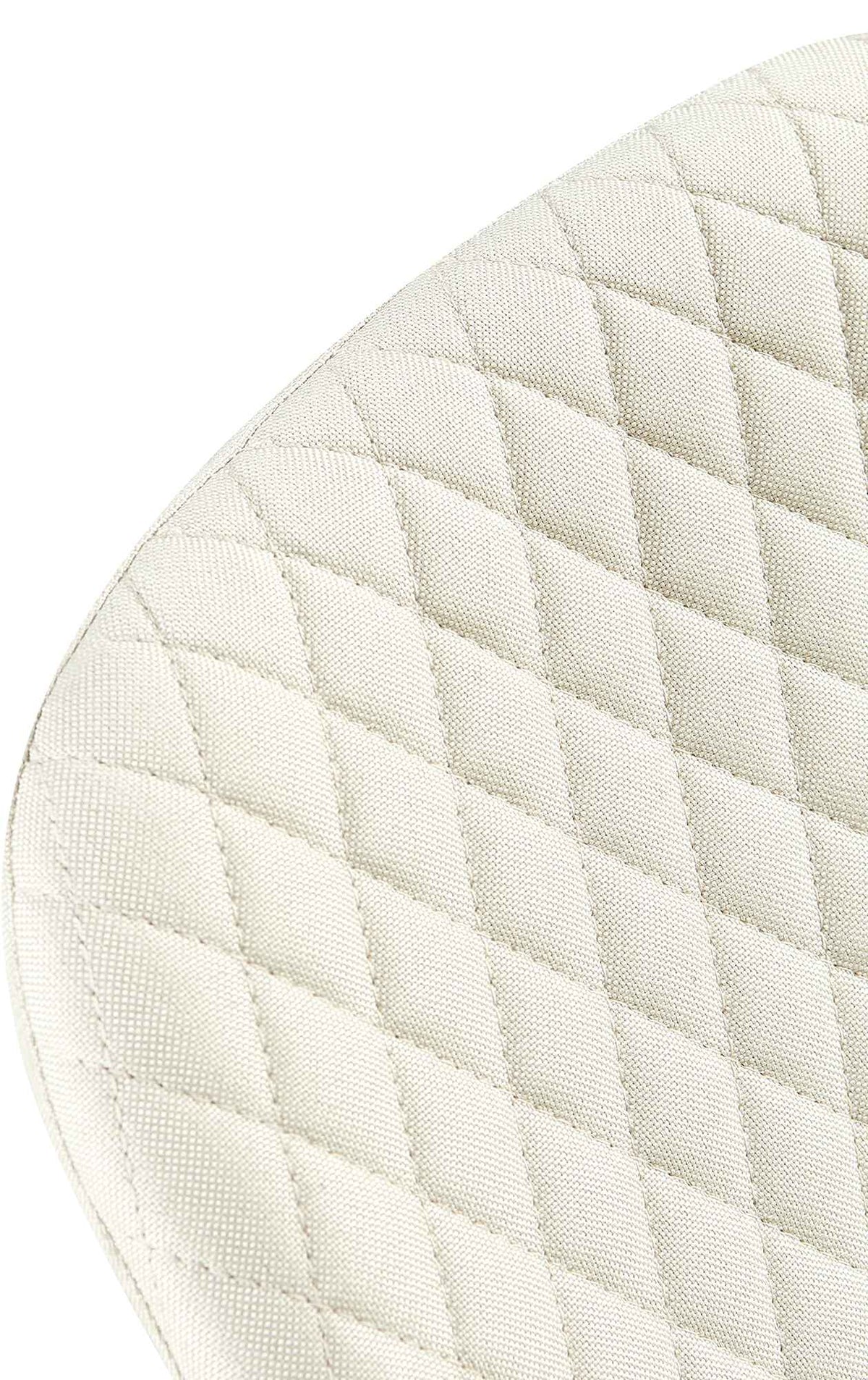 Set van 4 eetkamerstoelen Giverny creme,Stof creme