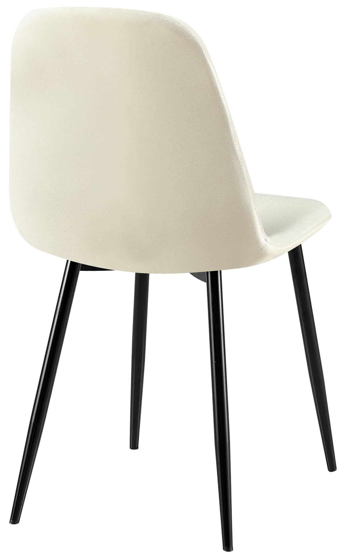 Set van 4 eetkamerstoelen Giverny creme,Stof creme
