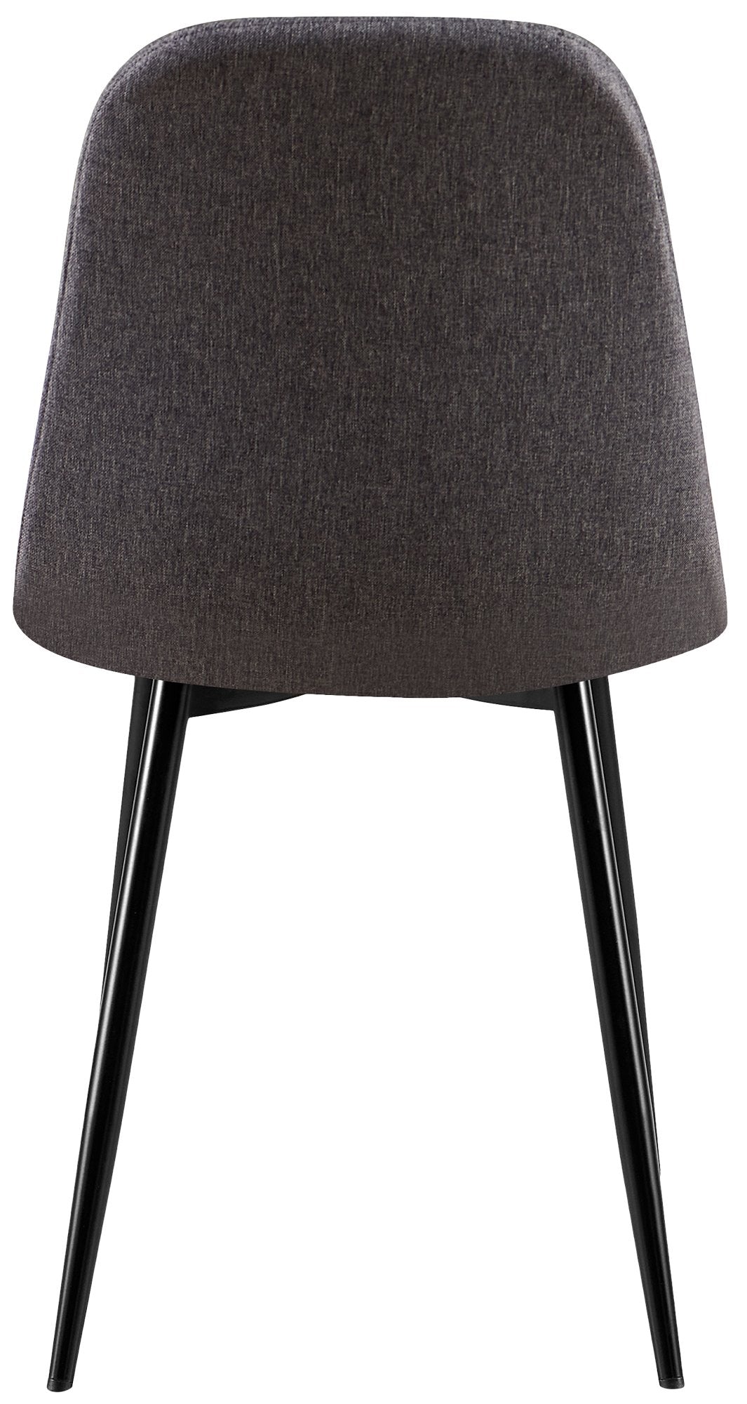 Set van 4 eetkamerstoelen Giverny donkergrijs,Stof dunkelgrau