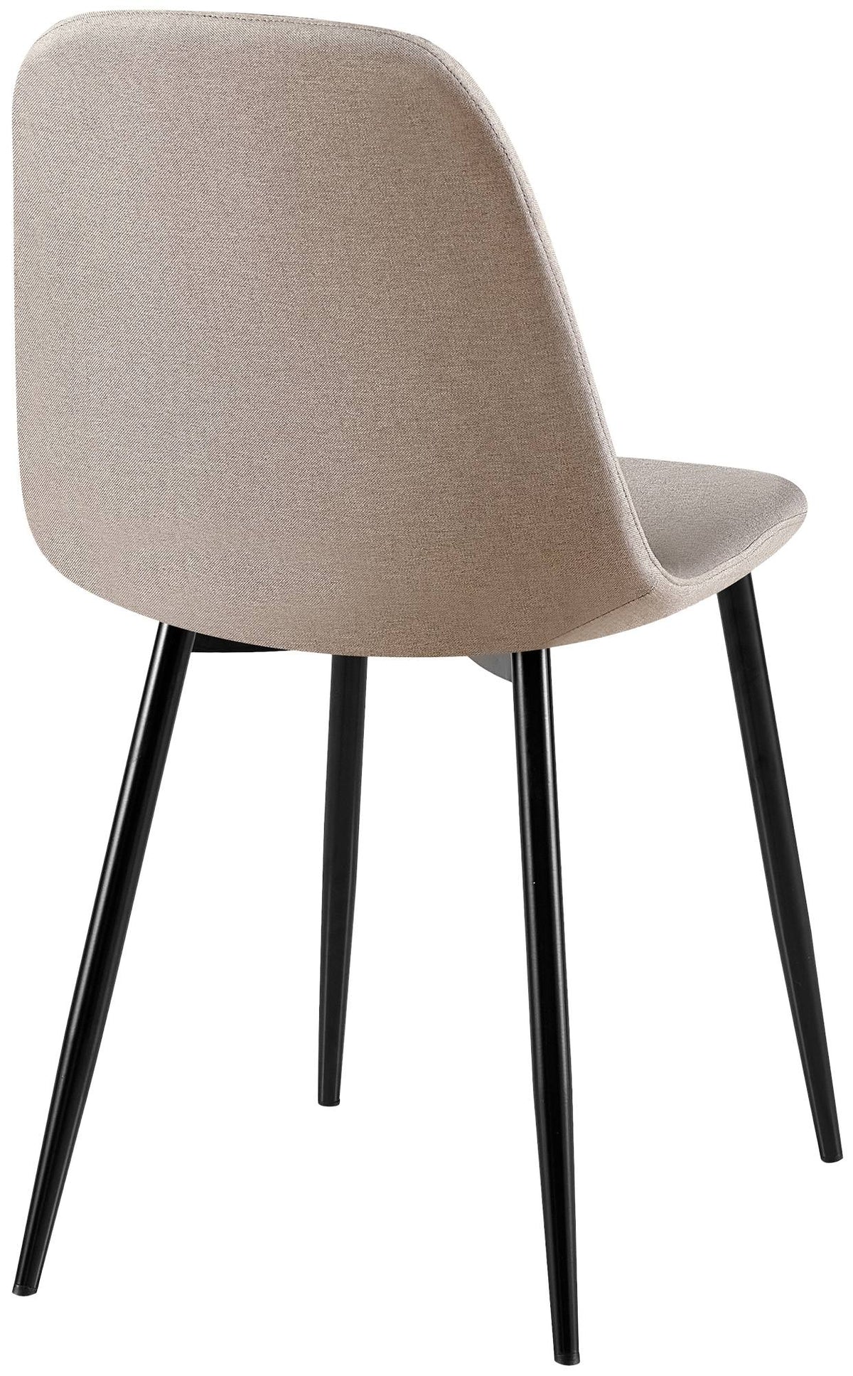Set van 4 eetkamerstoelen Giverny grijs,Stof grau