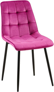 Eetkamerstoel Gifford fluweel purper,Fluweel lila