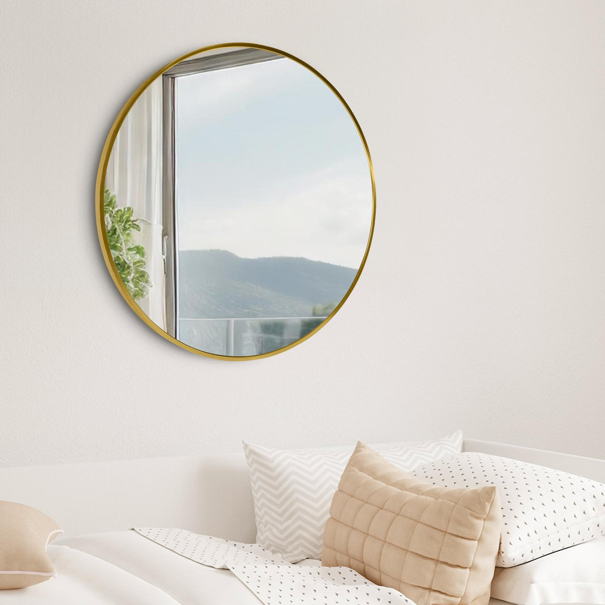 Wandspiegel Elsie L gold glanz