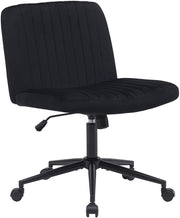 Bureaustoel Kingman zwart,Fluweel schwarz