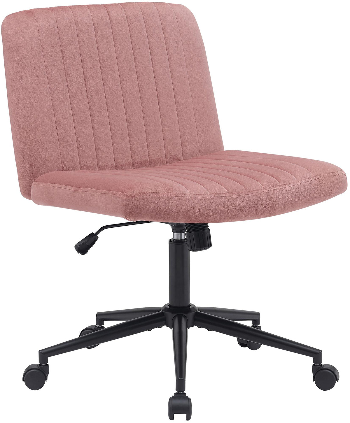 Bureaustoel Kingman roze,Fluweel pink