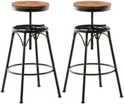 Set van 2 barkrukken Beam bronzen bronze