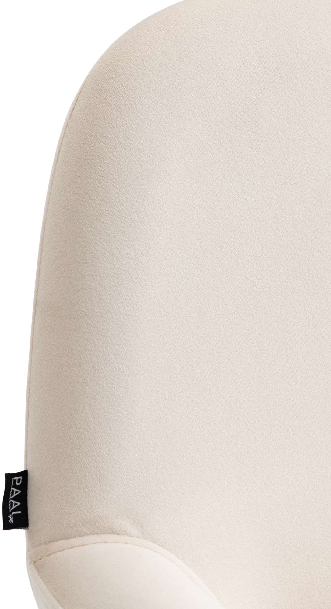 Set van 2 barkrukken Braga fluweel creme,Metaal in chroomoptiek creme
