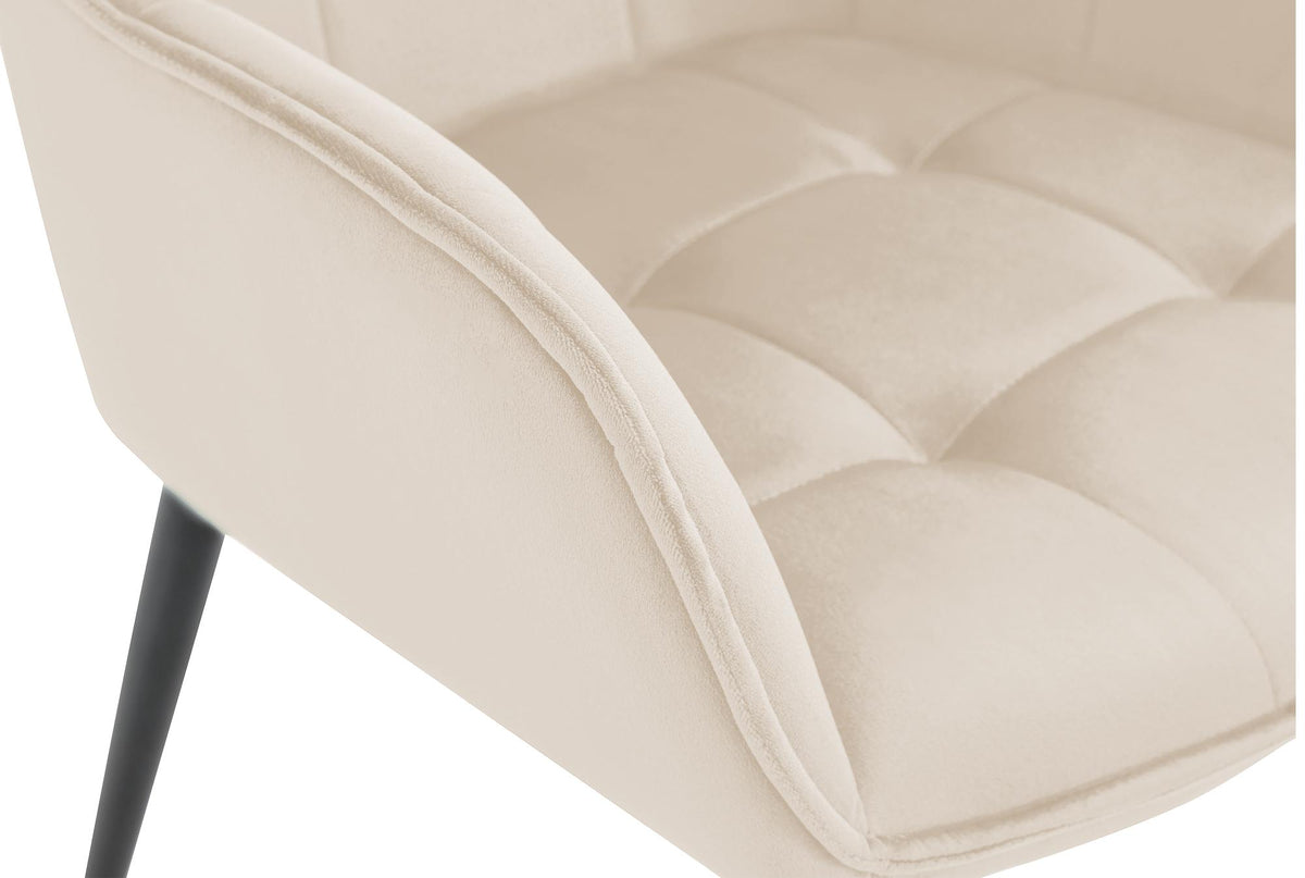 Esszimmerstuhl Ferndale Samt creme