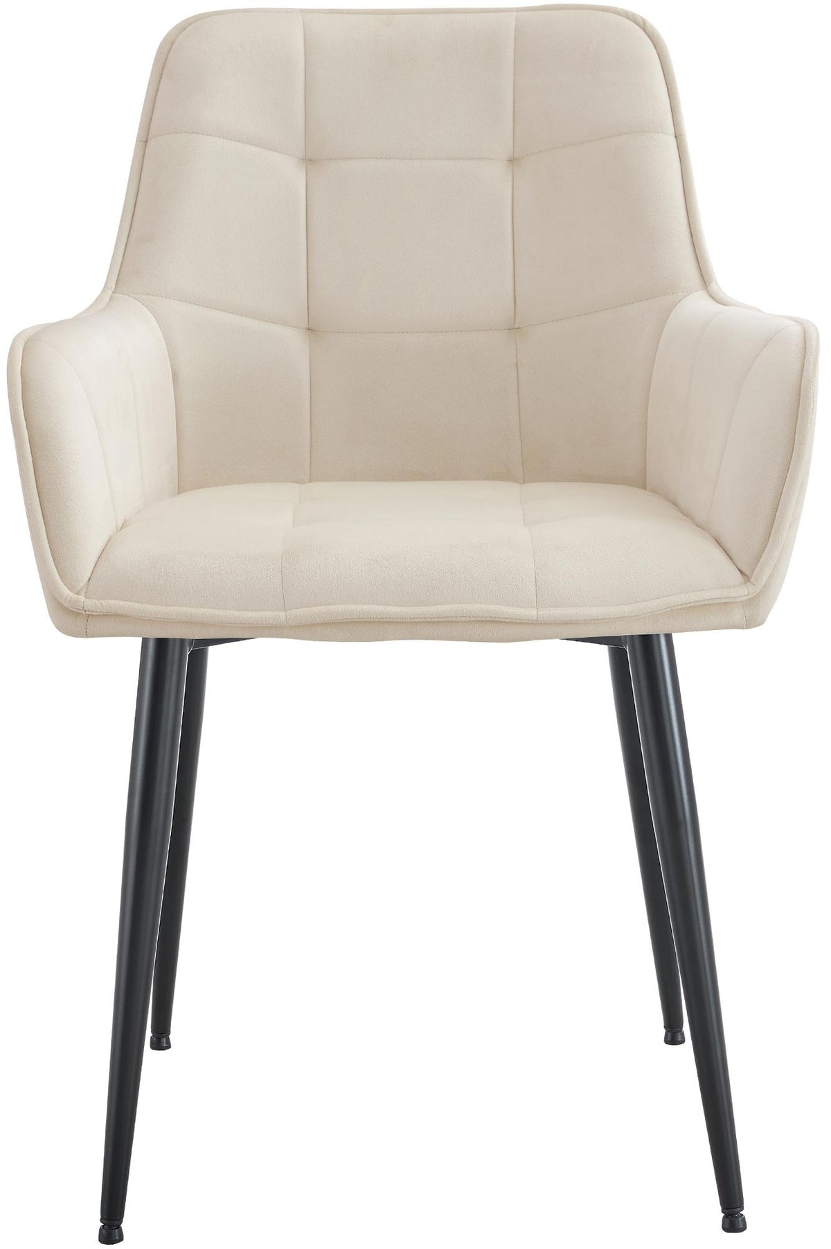 Esszimmerstuhl Ferndale Samt creme