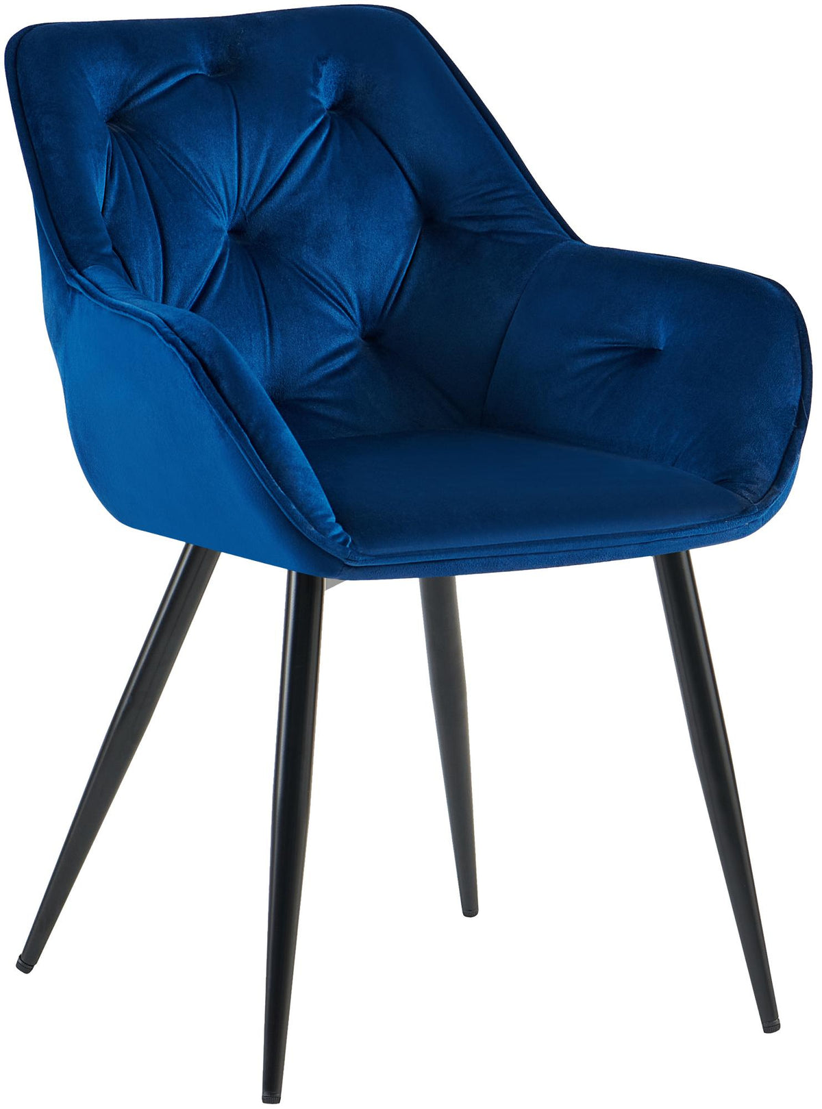 Eetkamerstoel Cassis Fluweel Fluweel,blauw blau