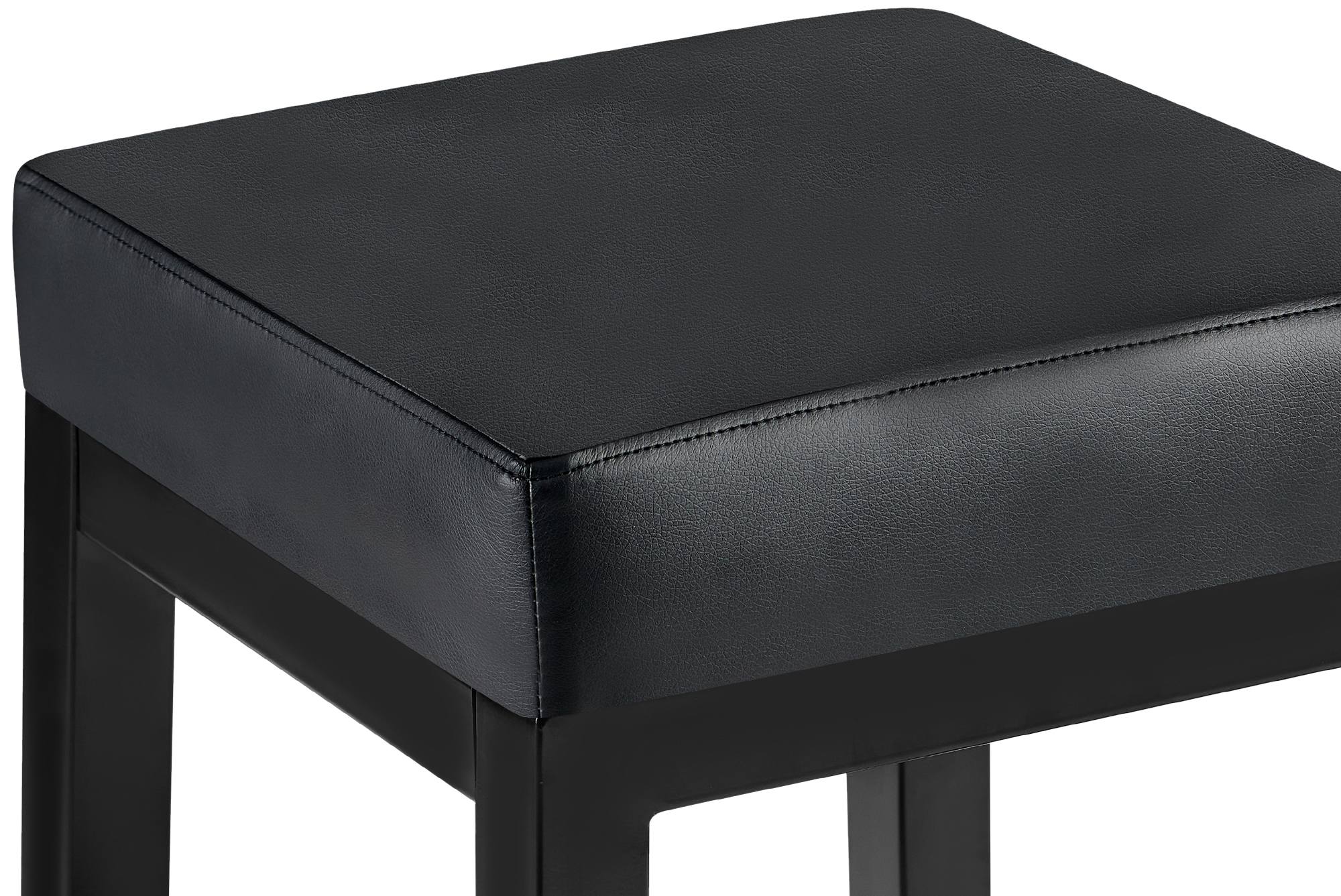 Barkruk Taylor kunstleer Zithoogte 78 cm zwart schwarz