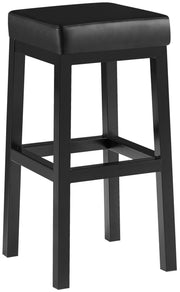 Barkruk Taylor kunstleer Zithoogte 78 cm zwart schwarz