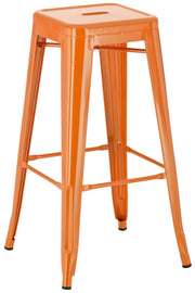 Metaal Barkruk Joshua oranje orange