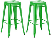 Set van 2 barkrukken Joshua groen grün
