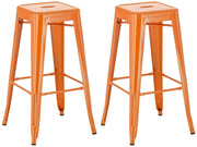 Set van 2 barkrukken Joshua oranje orange
