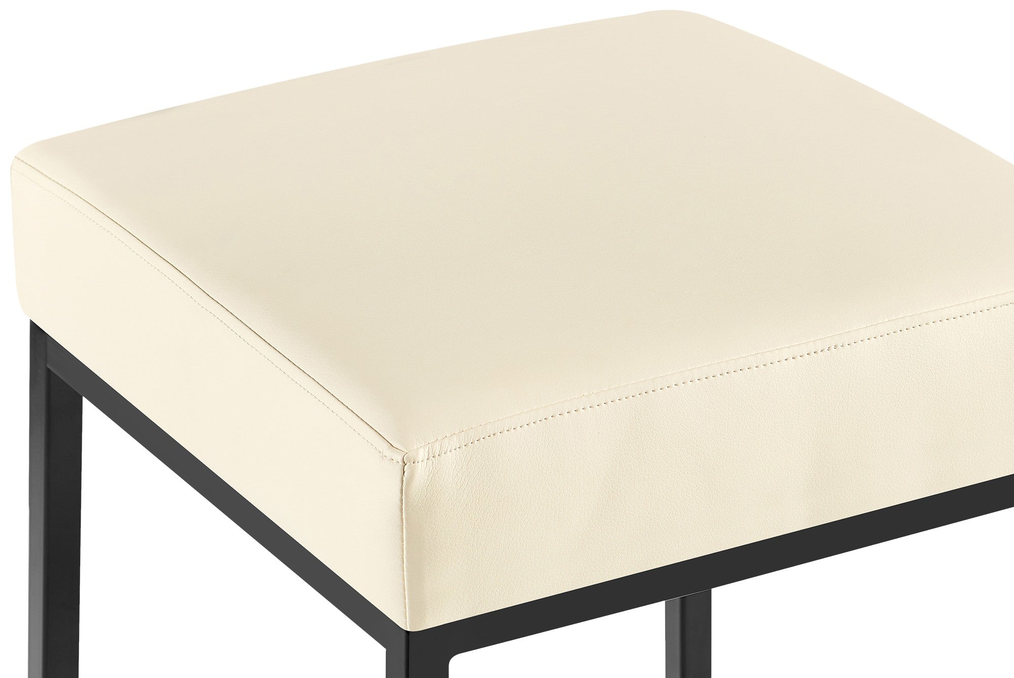 Barkruk Montreal 85 Kunstleer zwart,creme creme