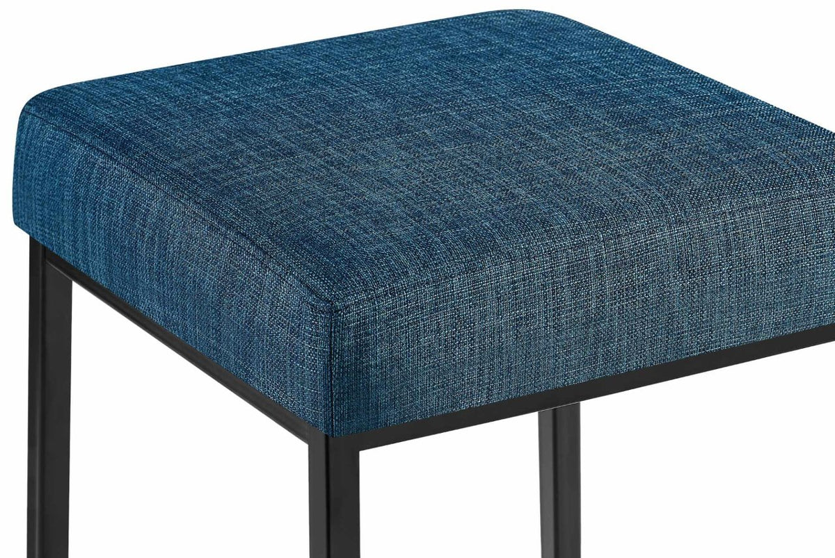 Barkruk Montreal 80 Stof blauw,zwart blau