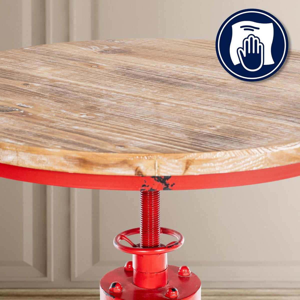 Bartafel Ruhr rood rot