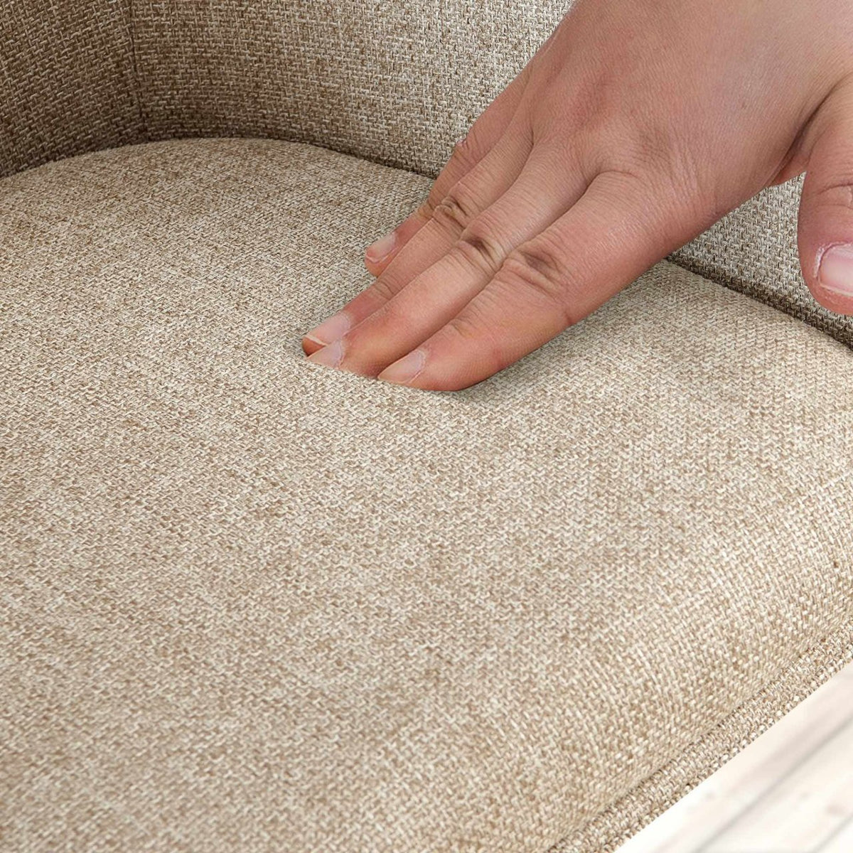 Eetkamerstoel Tipton taupe taupe