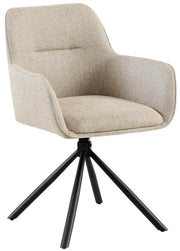 Eetkamerstoel Tipton taupe taupe
