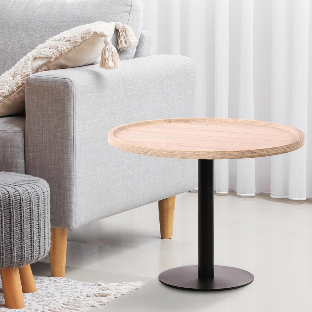 Bijzettafel Aspen eik,L eiche