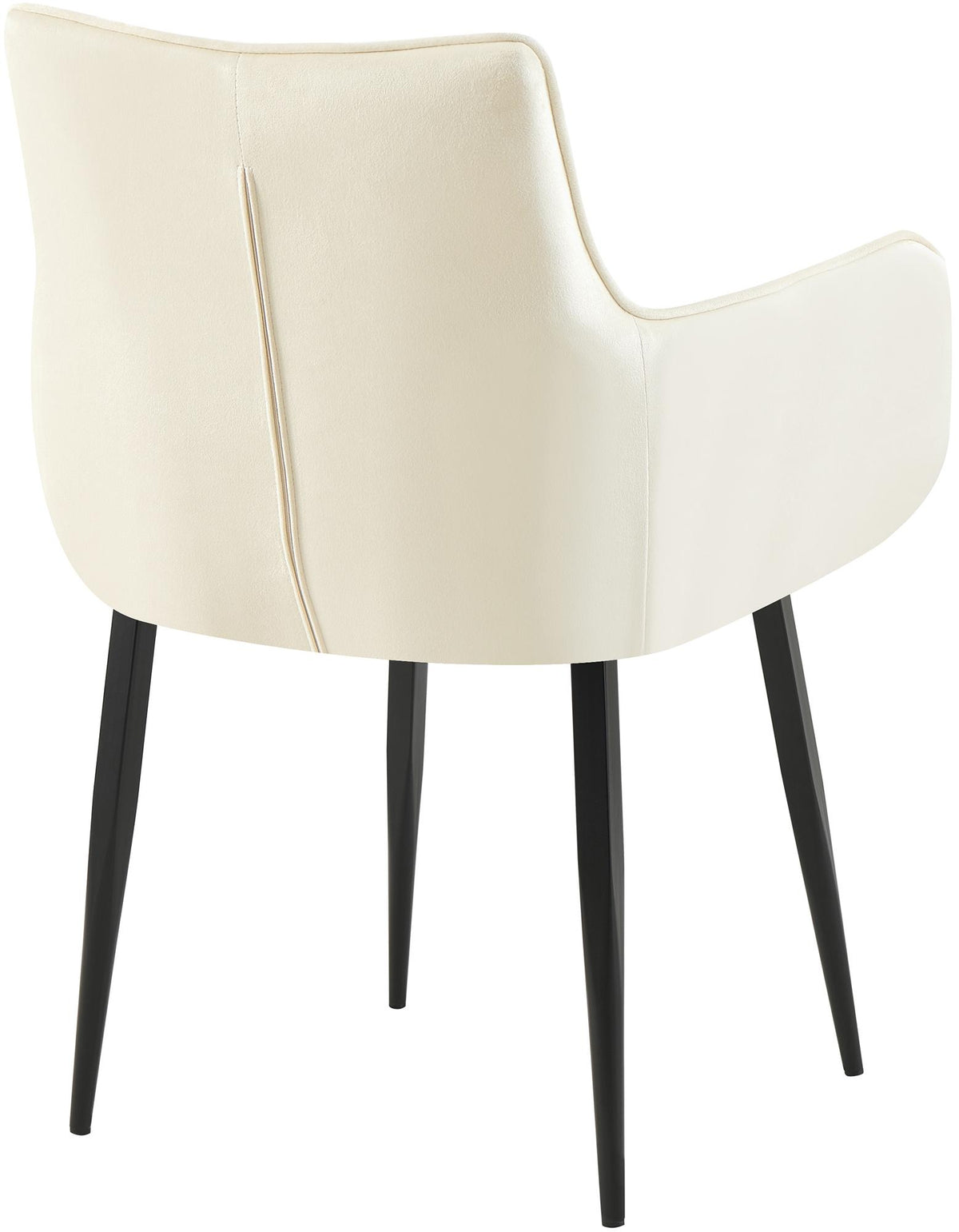 Eetkamerstoel Tirana fluweel creme creme