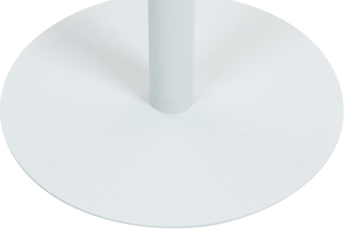 Statafel Hereford rond wit/wit,75 cm weiß/weiß