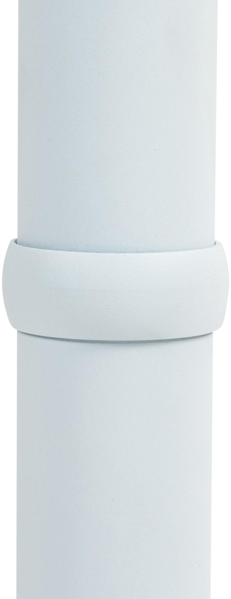 Statafel Hereford rond wit/wit,75 cm weiß/weiß