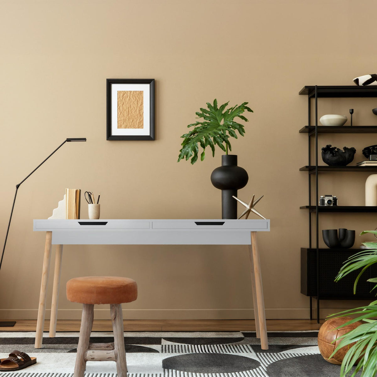 Bureau Porto V2 140 cm weiß