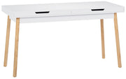 Bureau Porto V2 140 cm weiß