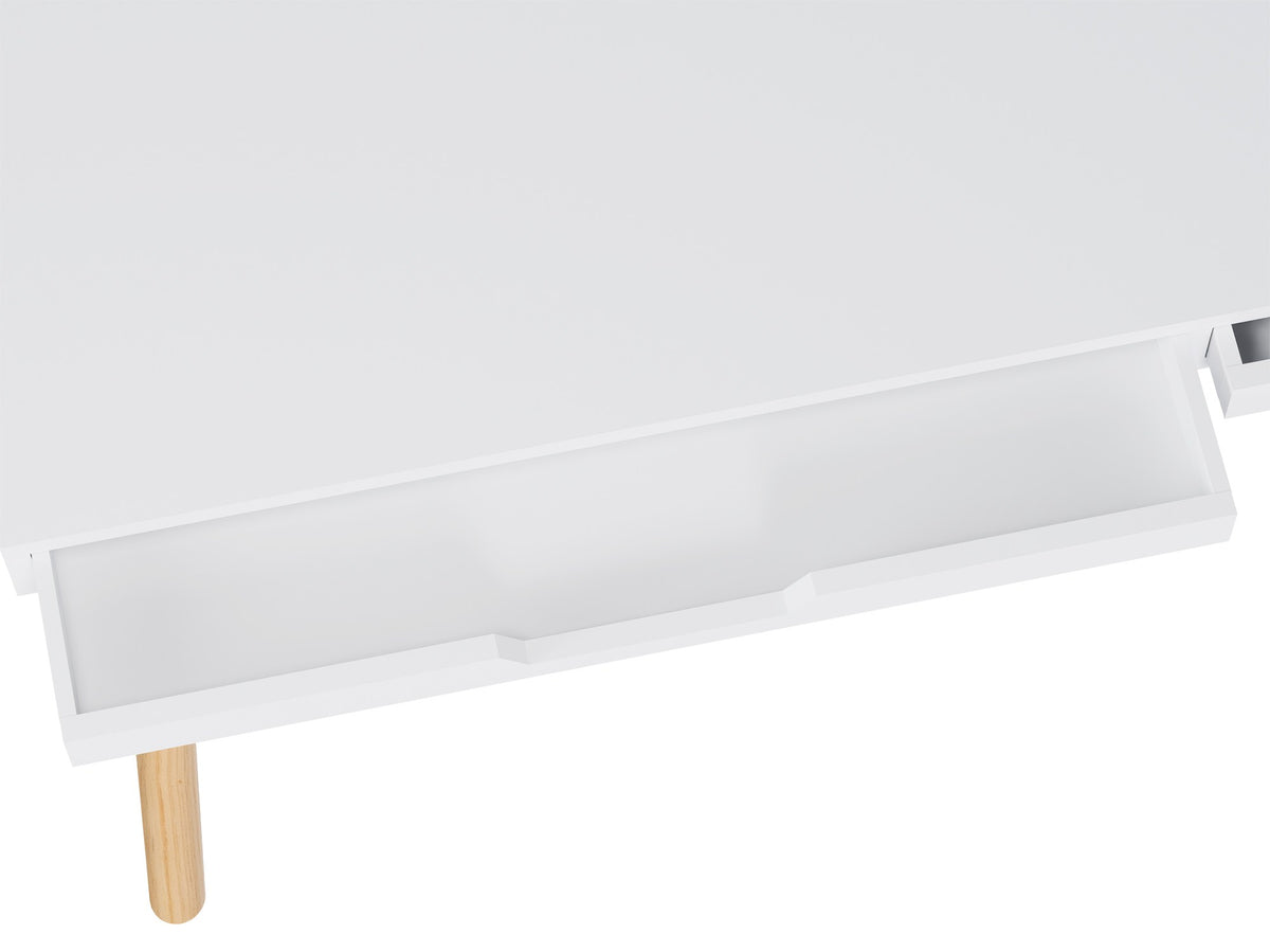 Bureau Porto V2 140 cm weiß