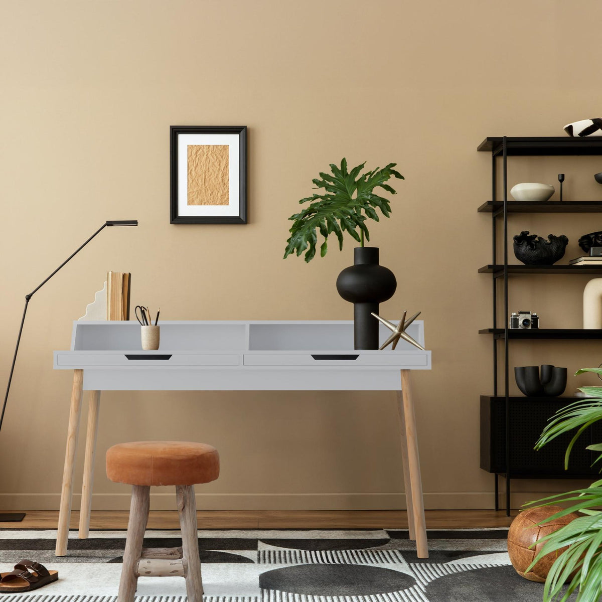 Bureau EATON wit,140 cm weiß