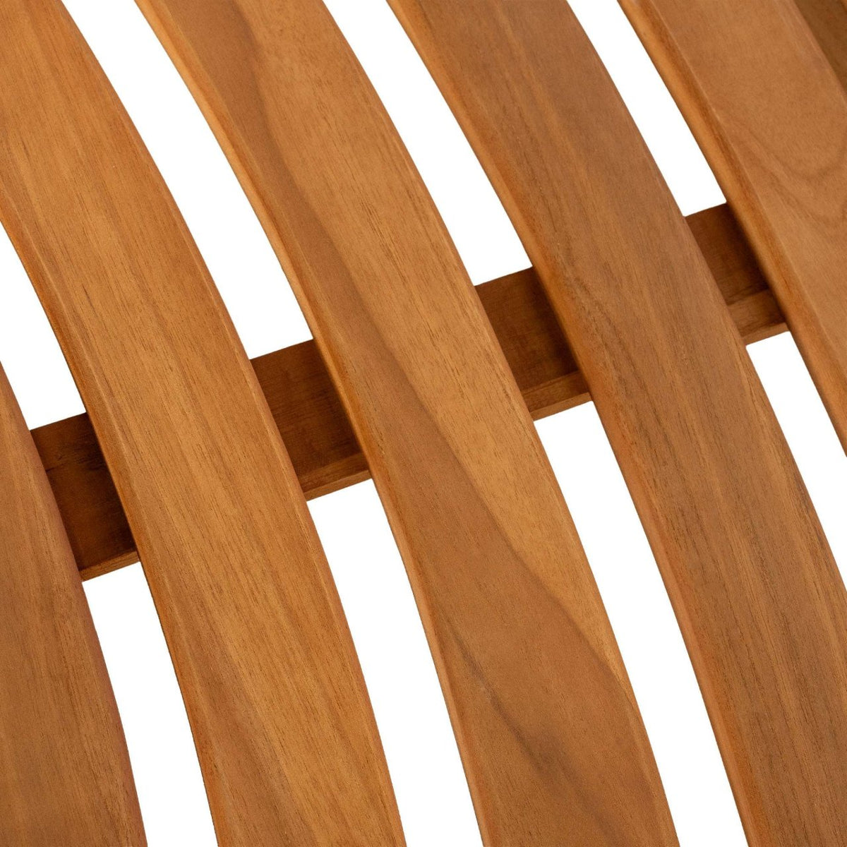 Boombank Male zonder rugleuning teak teak
