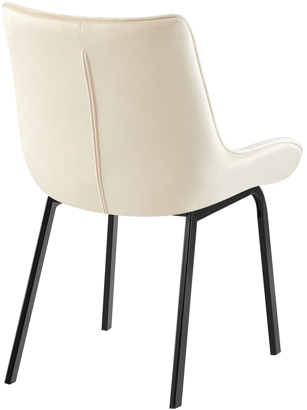Eetkamerstoel Saranda creme,Fluweel creme