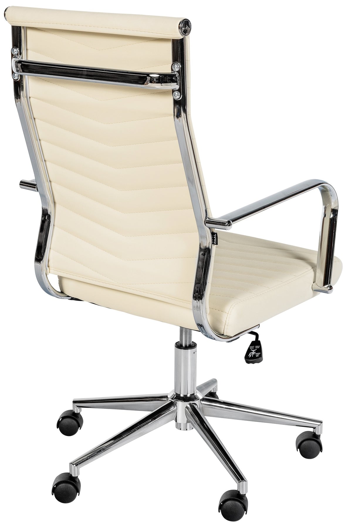 Bureaustoel Canby kunstleer creme creme