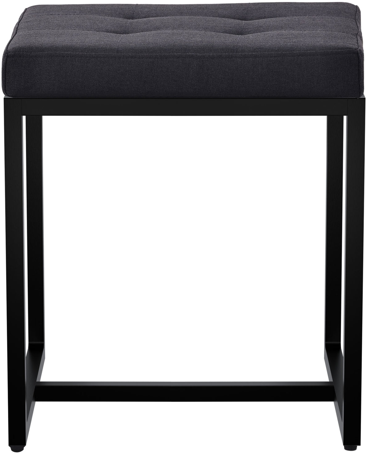 Sitzhocker Barci B Stoff schwarz