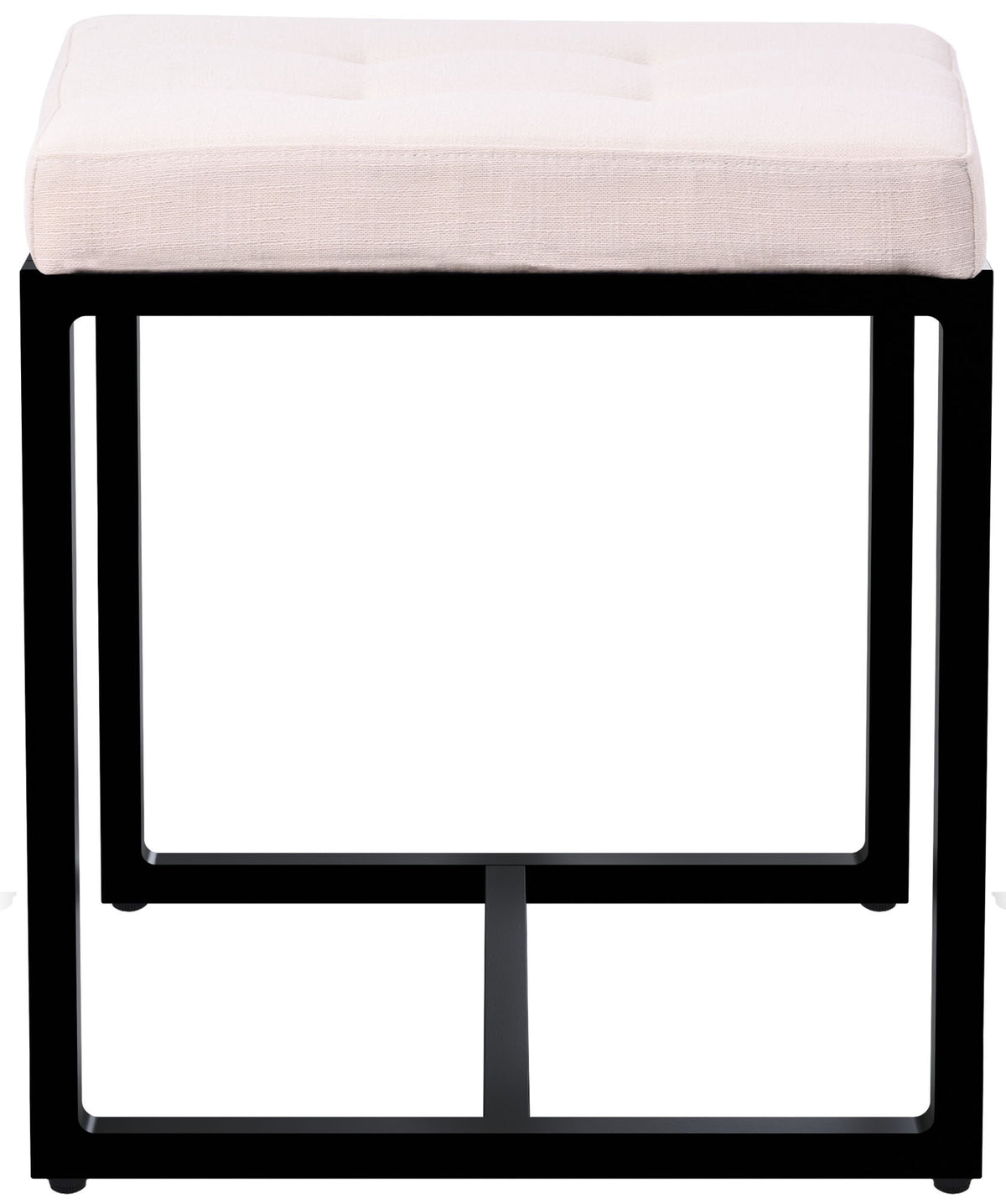 Sitzhocker Barci B Stoff creme