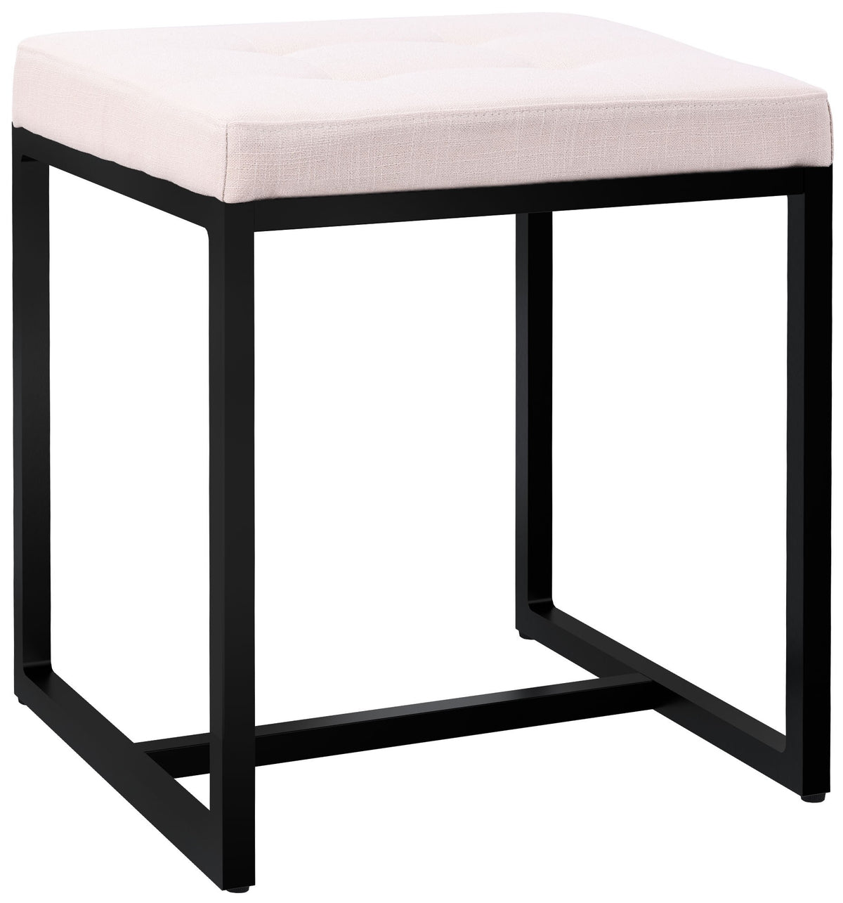 Sitzhocker Barci B Stoff creme