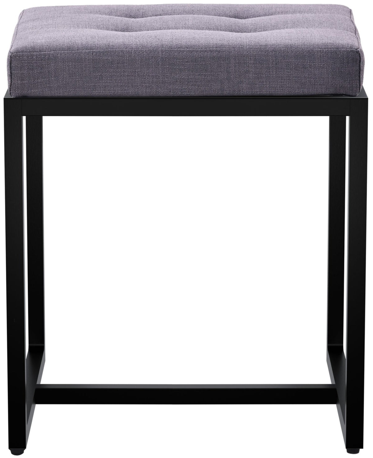 Sitzhocker Barci B Stoff dunkelgrau