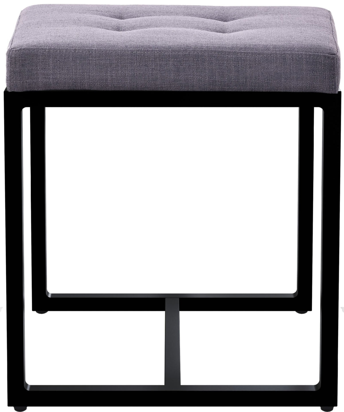 Sitzhocker Barci B Stoff dunkelgrau